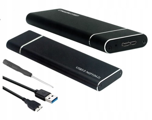 Adapter dysku SSD m.2 USB 3.0 NGFF obudowa m2 SATA Zenwire BS-2809 - zdjęcie 2