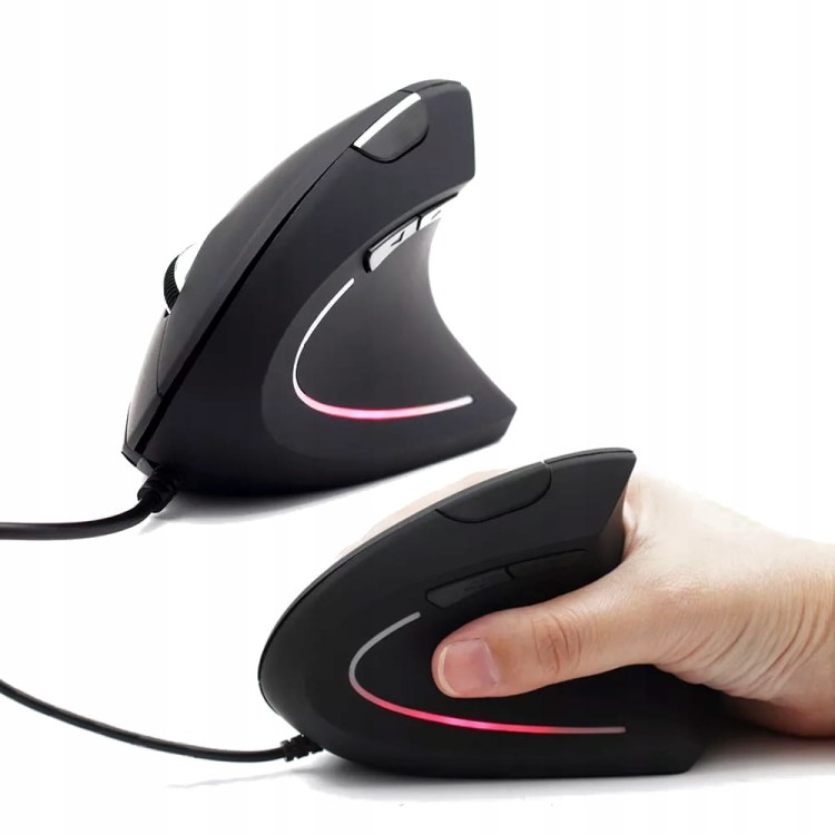 MYSZKA Pionowa Wertykalna Ergonomiczna Przewodowa Zenwire X5 - zdjęcie 2
