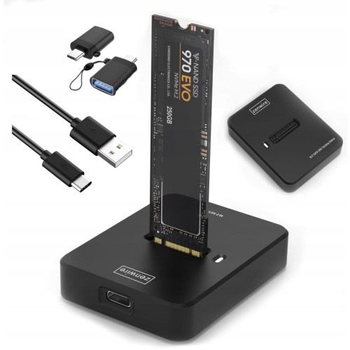 Adapter SSD M2 NVME PCie/SATA NGFF kieszeń na dysk obudowa M.2 USB-C 10 GB/s Zenwire SD-03 - zdjęcie 2