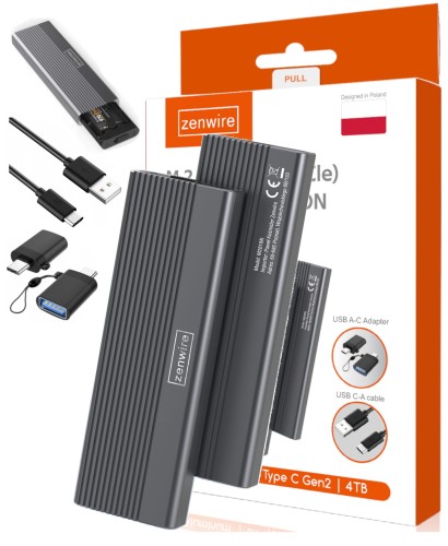 Obudowy, adaptery i kieszenie na dyski SSD i HDD - Zenwire - Odkryj