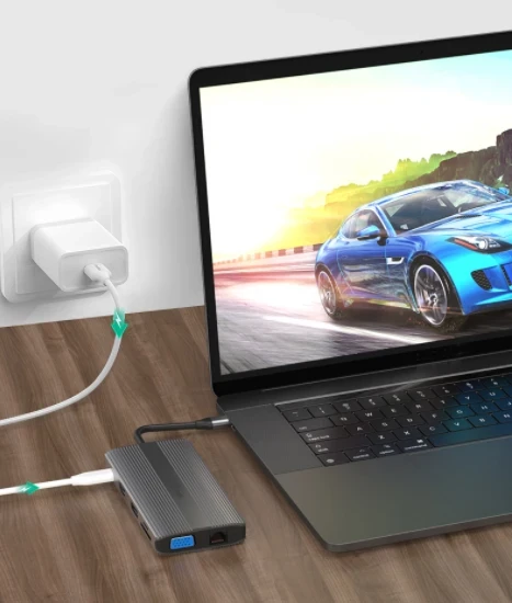 ADAPTER HUB 12w1 zenwire - zdjęcie 6