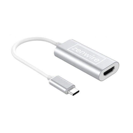KABEL ADAPTER USB-C 3.1 TYP C DO HDMI 4K MHL Zenwire - zdjęcie 1